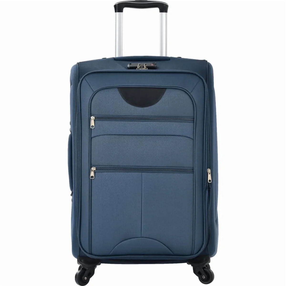2026 NewSoftside Luggage Expandable 3 Piece Set Suitcase Upright Spinner Softshell Lightweight Luggage Travel Set