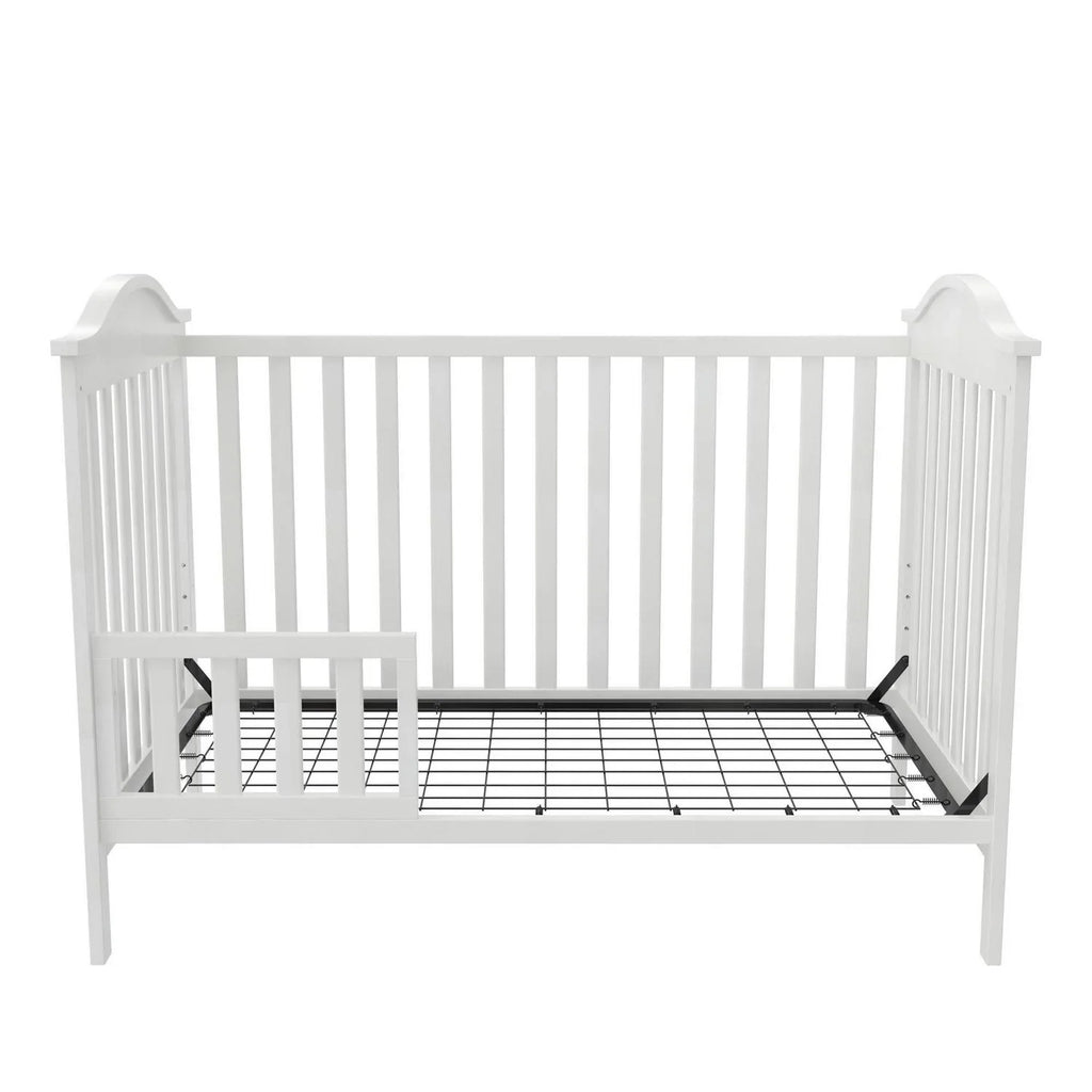 2026 NewBaby Relax Adele 3-in-1 Convertible Crib. White
