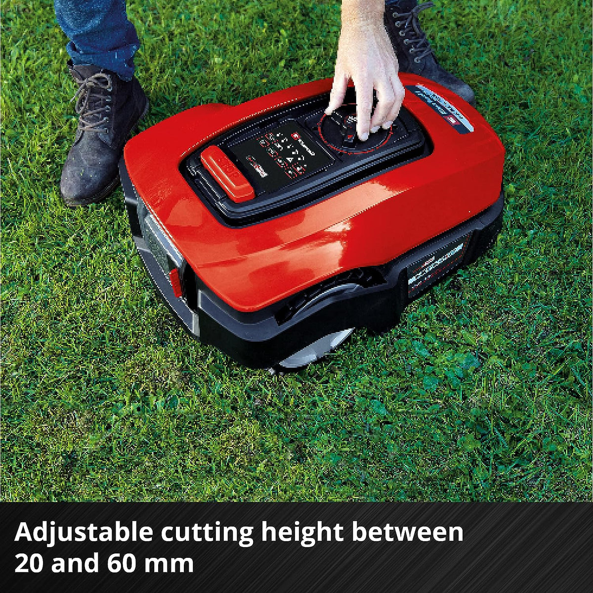 2026 Cortacésped robótico Einhell Power X-Change de 18 V con cargador.