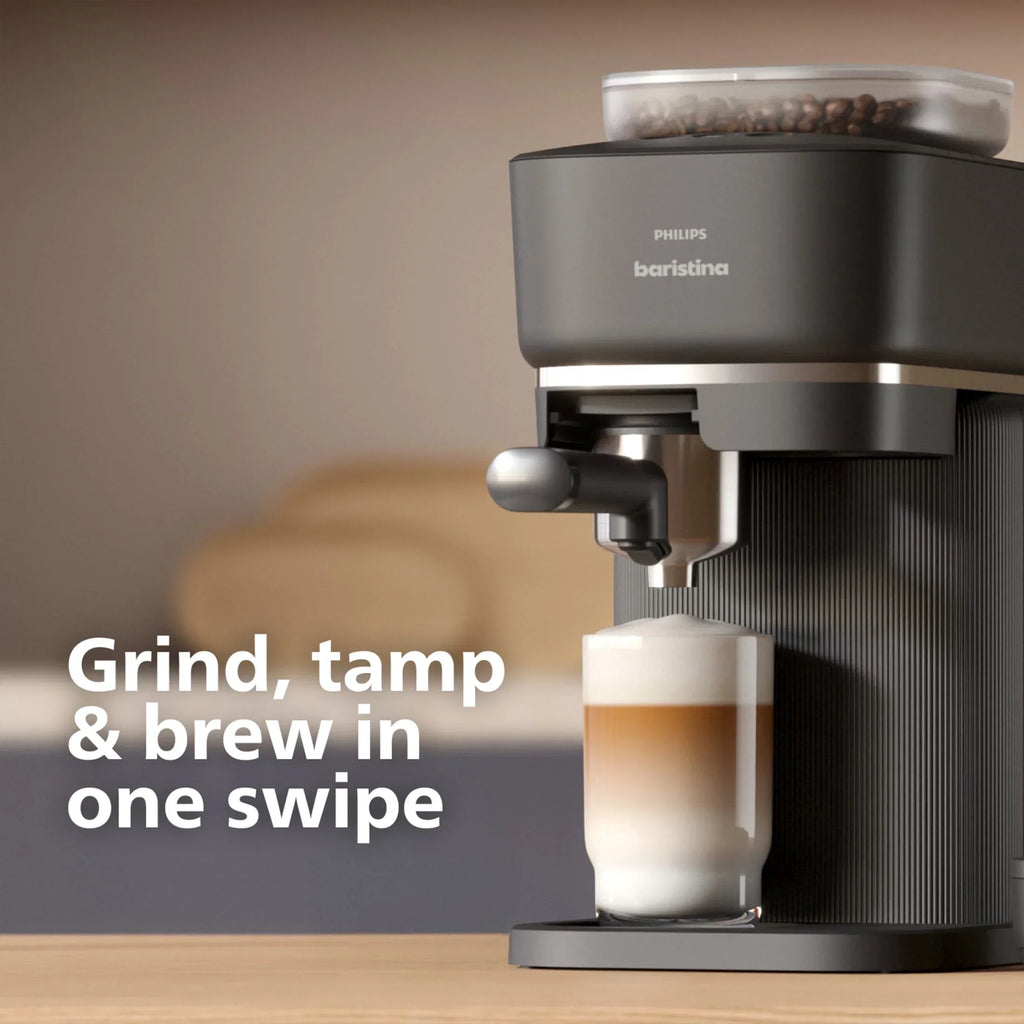 2026 NewPhilips Baristina Automatic Espresso Machine, Milky White