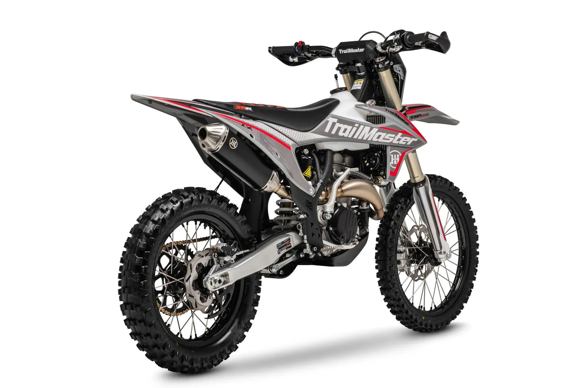2026 NewTrailmaster JHL Pro-Series High-Performance LX300 PRO Racing Ready Mid-Size Electric Start Dirt Bike (Red)