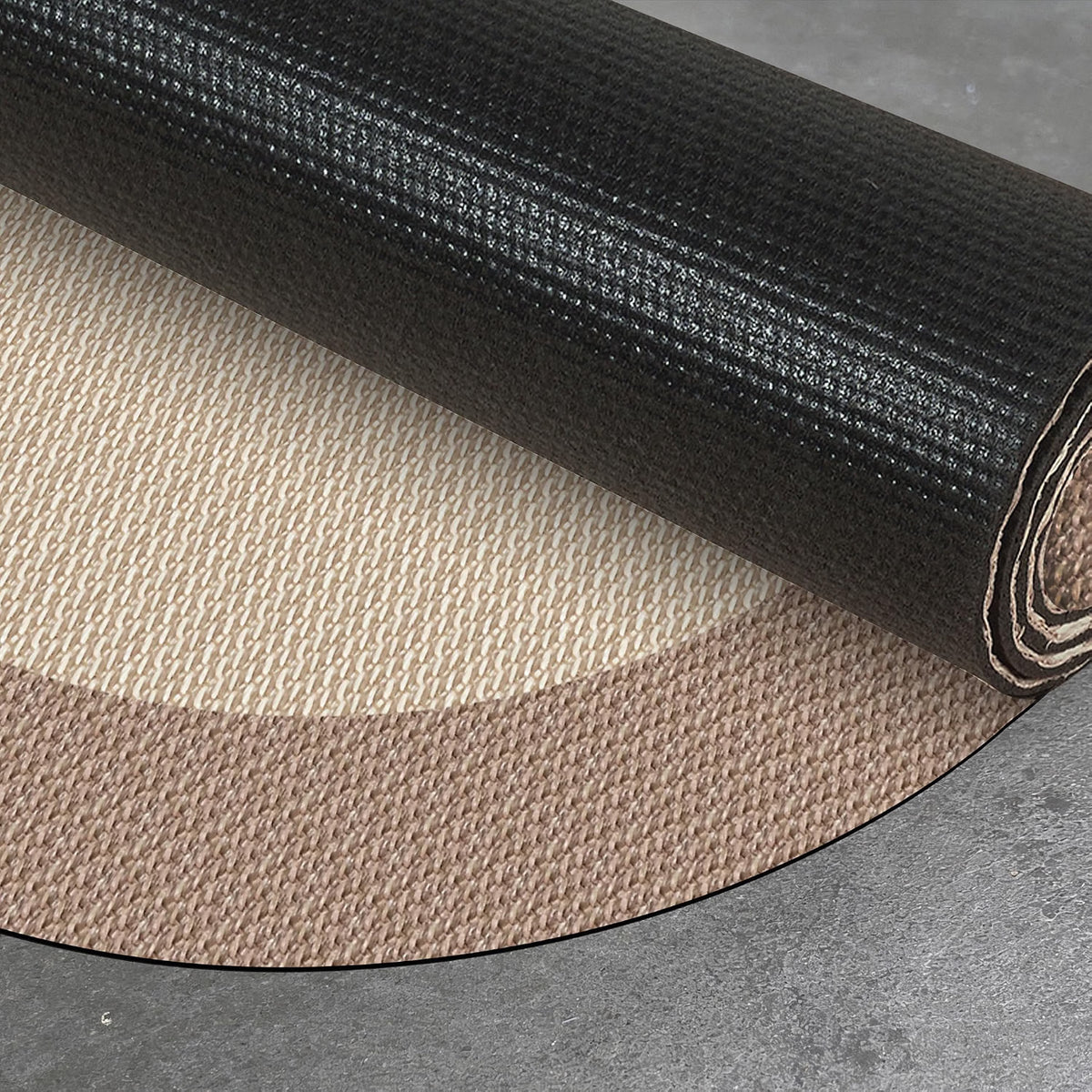2026 Alfombra vinílica Premium de tejido trenzado de alta gama Marrón 200x290 cm
