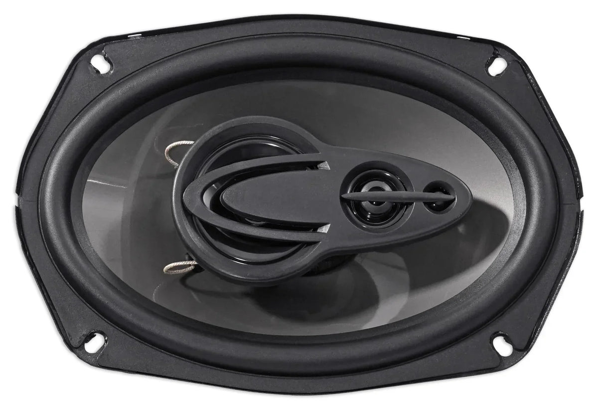 2026 New(4) Rockville RV69.4A 6x9" 1000w 4-Way Car Speakers+Quad Speaker Enclosure Box