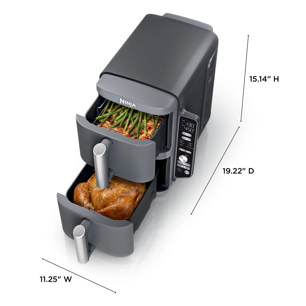 2026 NewNinja DoubleStack XL 10 QT 2-Basket Air Fryer