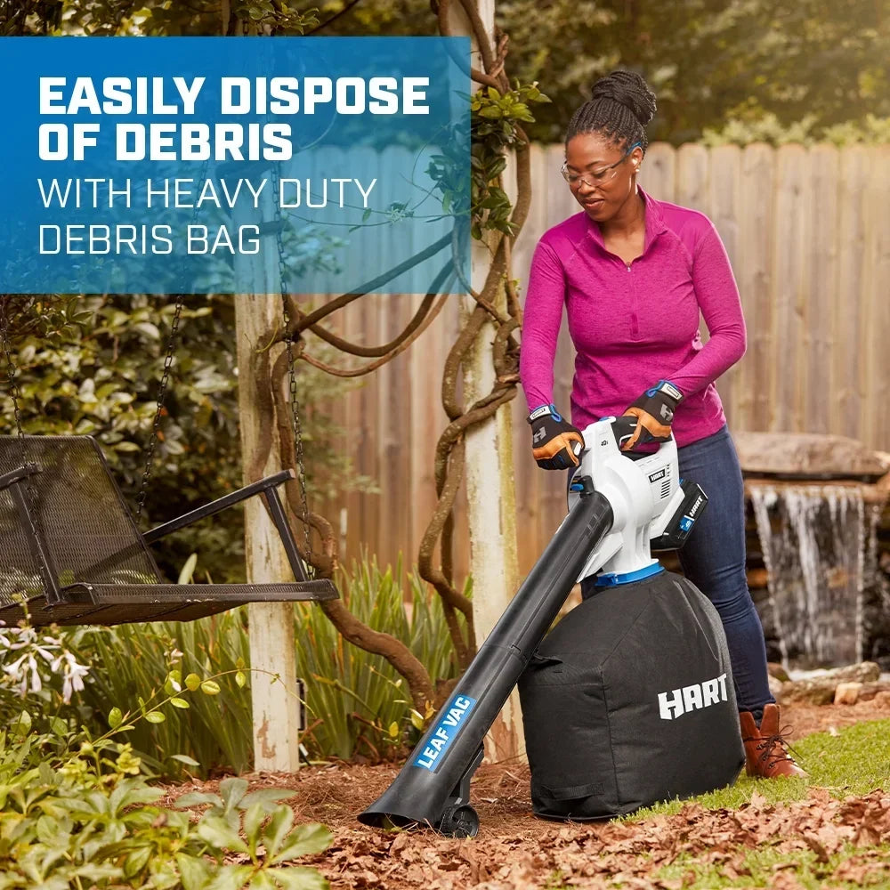 2026 NewHART 40V Cordless Leaf Vacuum Kit, (1) 4.0Ah Lithium-Ion Battery