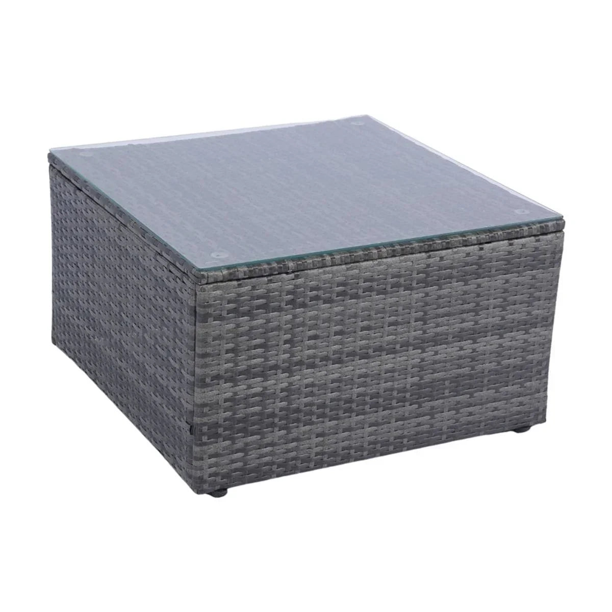 2026 New7 Piece Patio Furniture Sets Outdoor Sectional PE Rattan Outdoor Furniture Patio Conversation Set with Cushions and Glass Coffee Table, for Balcony Lawn and Garden, Gray