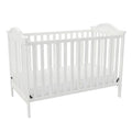 2026 NewBaby Relax Adele 3-in-1 Convertible Crib. White