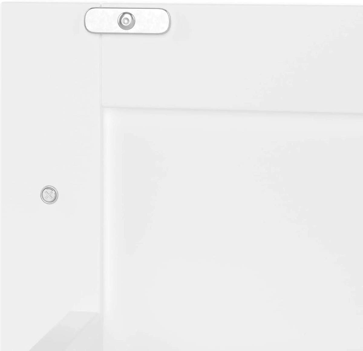 2026 Moimhear Mueble de baño de pie, lavabo, lacado completo, tres cajones silenciosos, lavabo de cerámica integrado (blanco, 76 x 46 x 83,5 cm)