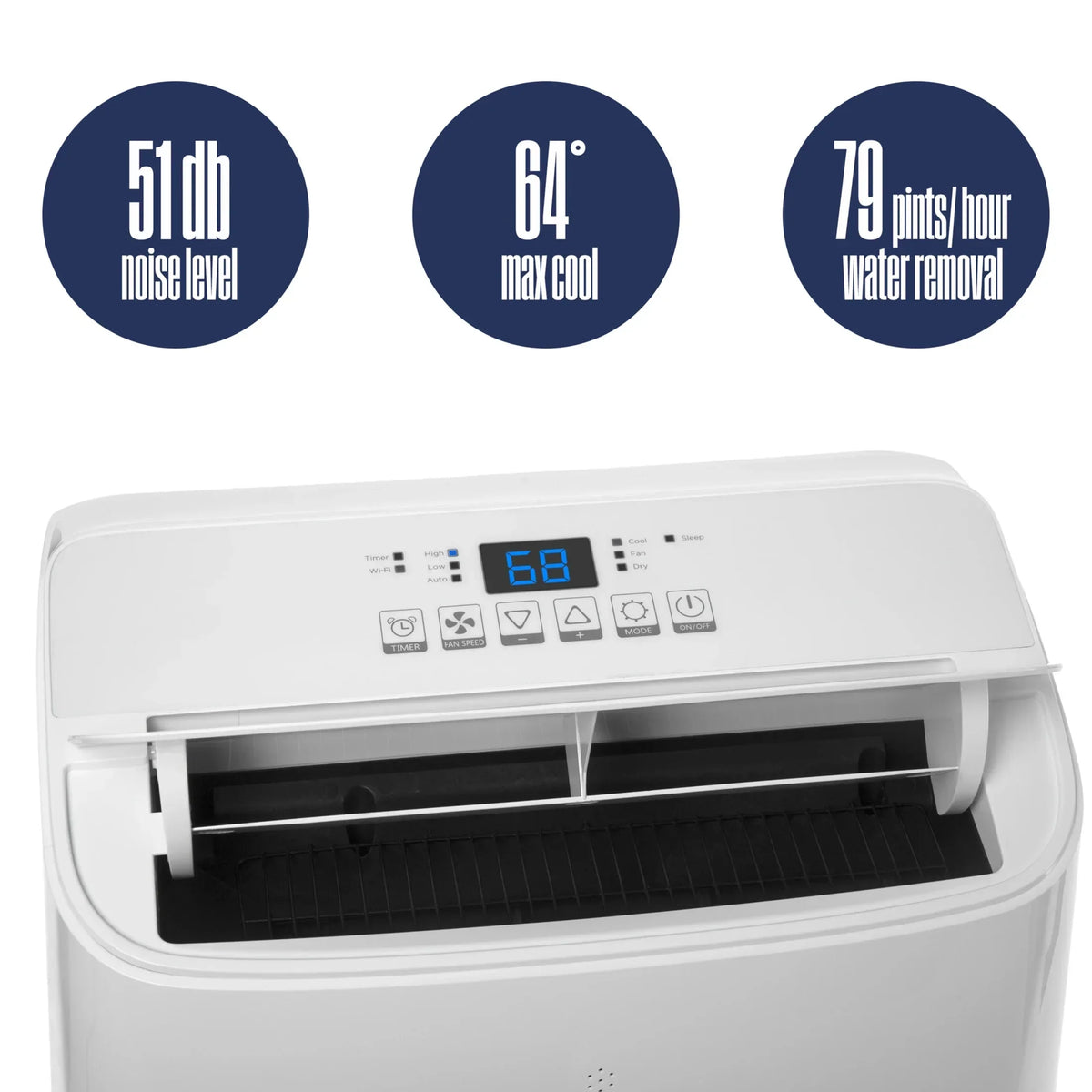 2026 NewWestinghouse 12,000 BTU Portable Air Conditioner & Dehumidifier with Remote & Smart App, up to 550 Sq Ft