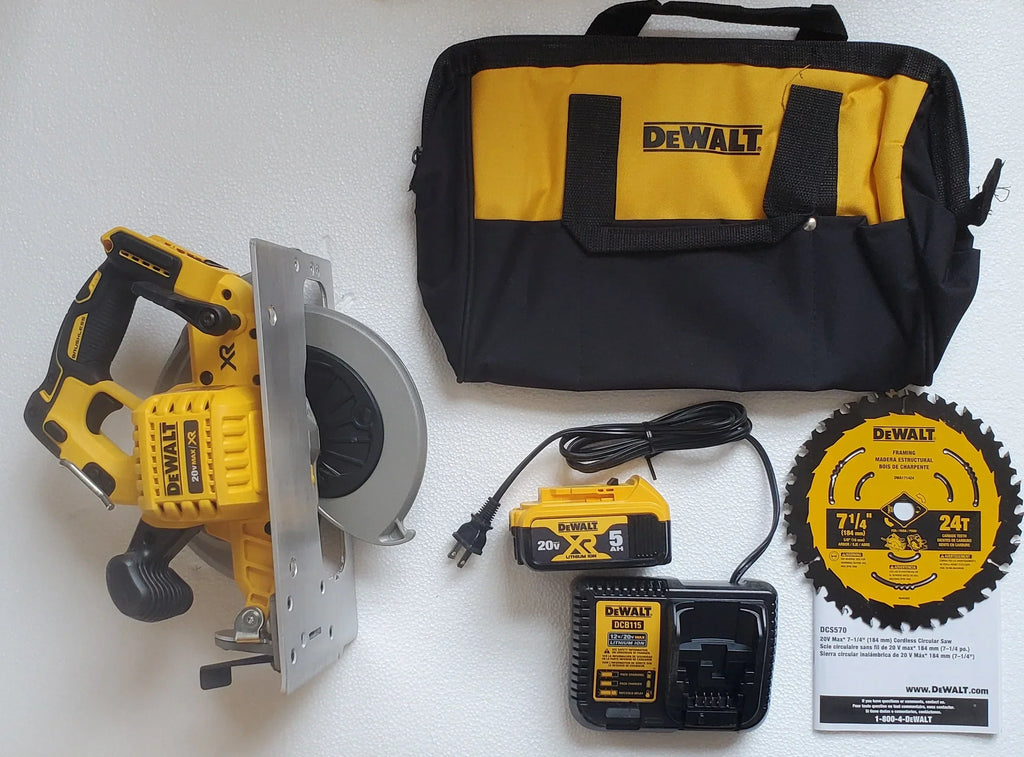 2026 NewDeWalt 20V Max Brushless 7-1/4 Circ Saw Kit