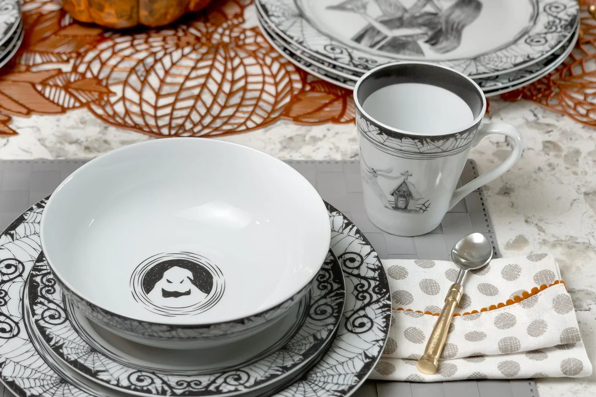 2026 NewThe Nightmare Before Christmas 16-Piece Ceramic Dinnerware Set