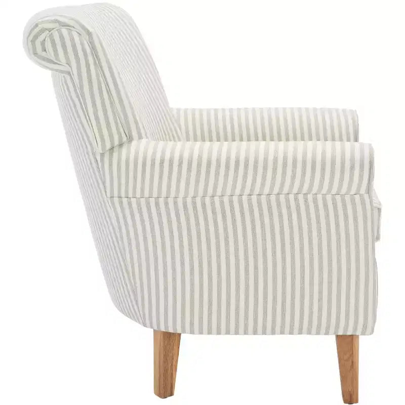 2026 Sillón decorativo tapizado de 1 plaza, beige/verde/azul/rojo
