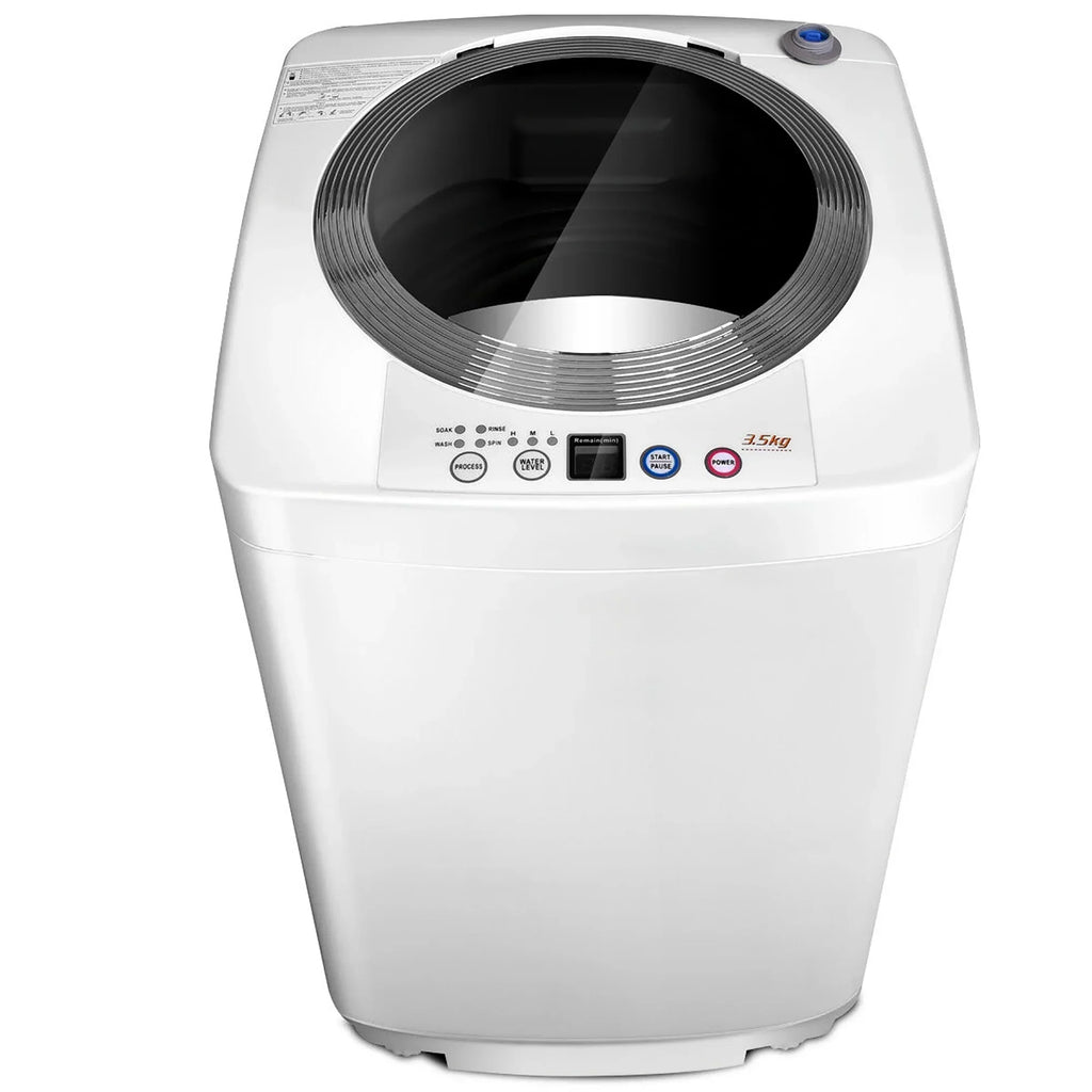 2026 NewCostway Full-Automatic Laundry Wash Machine Washer Spinner Drain Pump
