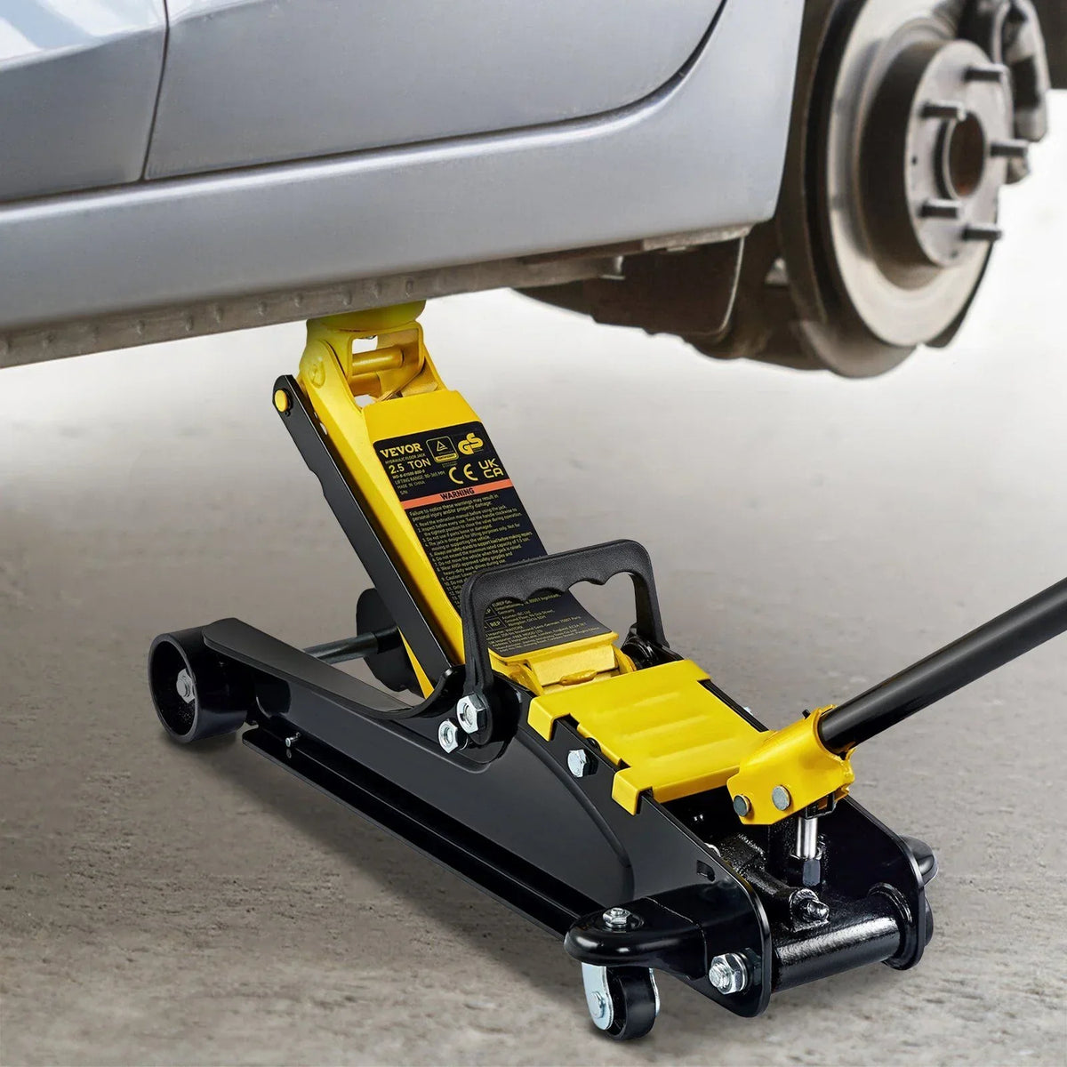2026 New2.5 Ton Low Profile Floor Jack - Heavy Duty Steel Hydraulic Pump for Cars & SUVs