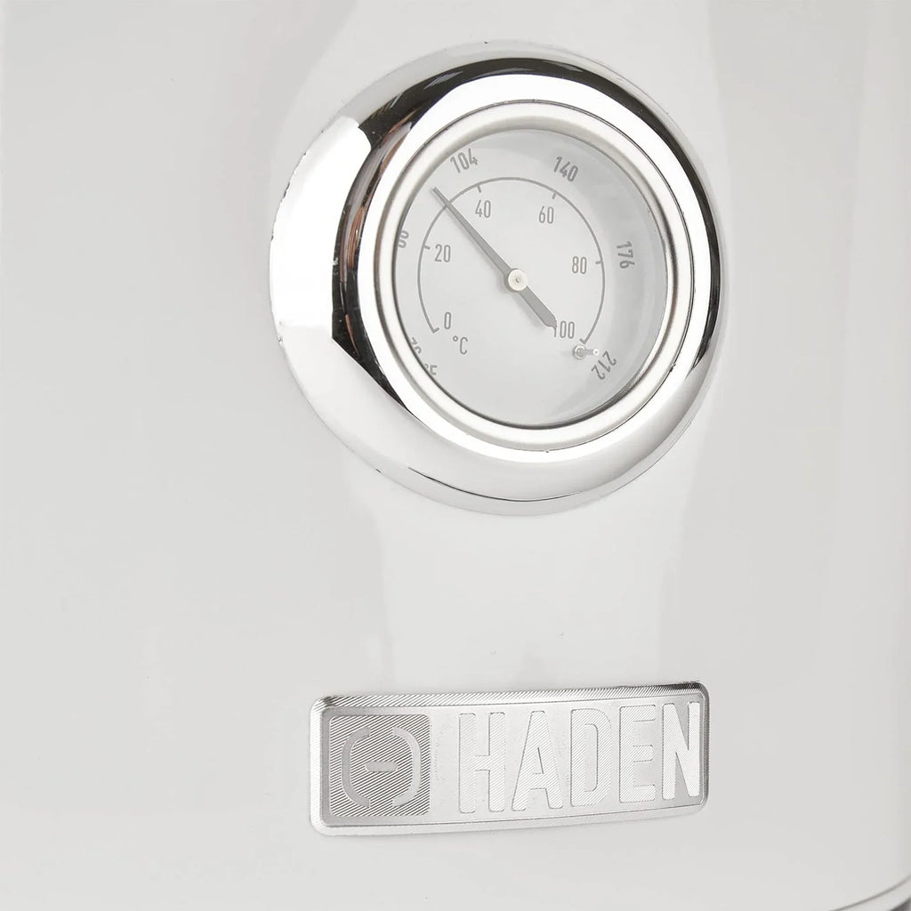 2026 NewHaden Dorset 1.7 Liter Electric Water Kettle with Base, Putty & Chrome