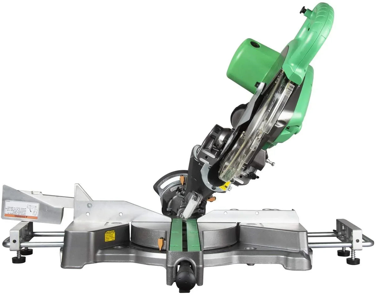 2026 NewMetabo HPT 10-Inch Sliding Compound Miter Saw, Adjustable Laser Guide, Double Bevel, Electronic Speed Control, 12 Amp Motor, Electric Brake C10FSHS