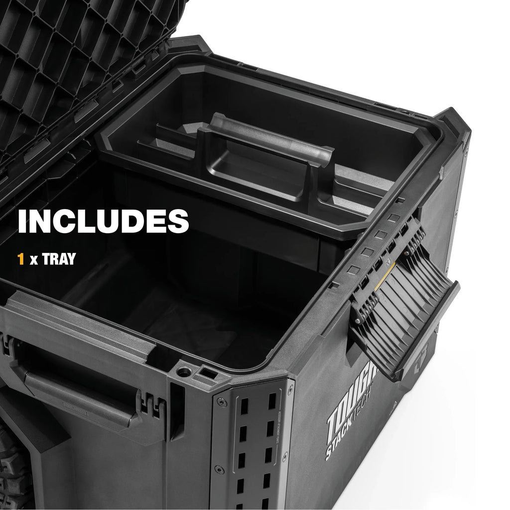 2026 NewToughBuilt Portable 2-in-1 Rolling Tool Box with Wheels & Stackable Design