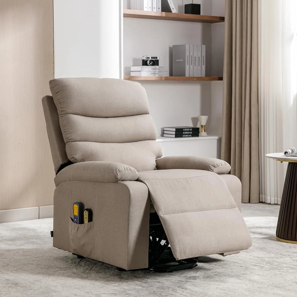 2026 Sillón Eléctrico Levanta Personas Reclinable con MASAJE