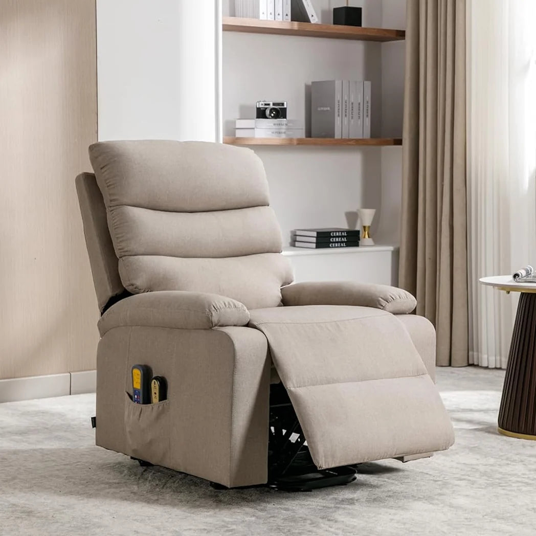 2026 Sillón Eléctrico Levanta Personas Reclinable con MASAJE