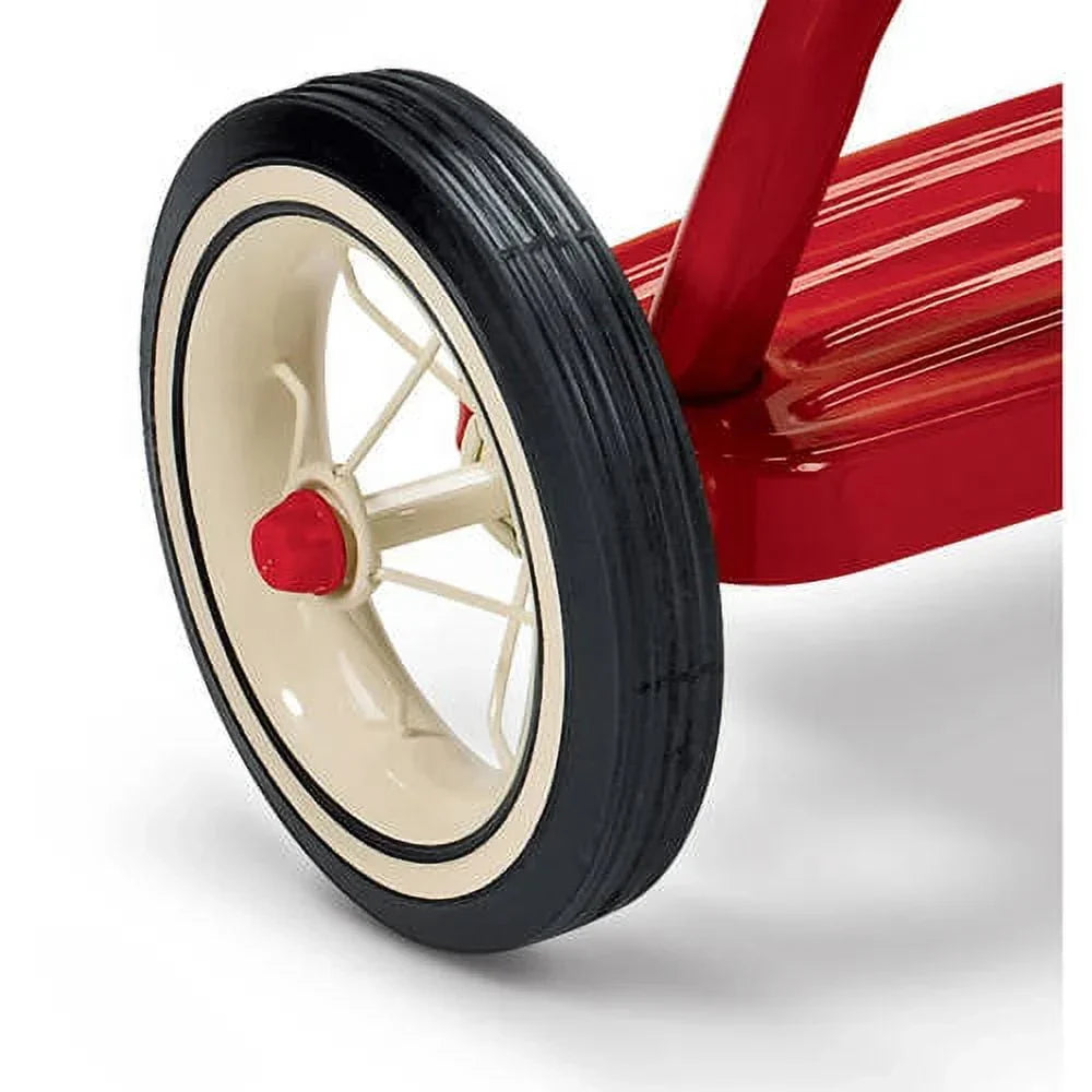 2026 NewRadio Flyer, Classic Red Dual Deck Tricycle, 12" Front Wheel, Red