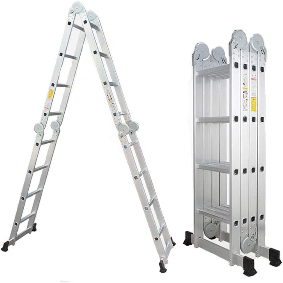 2026 TREPPE Escalera Articulada Plegable Multifunción Aluminio 4x4 Escalones