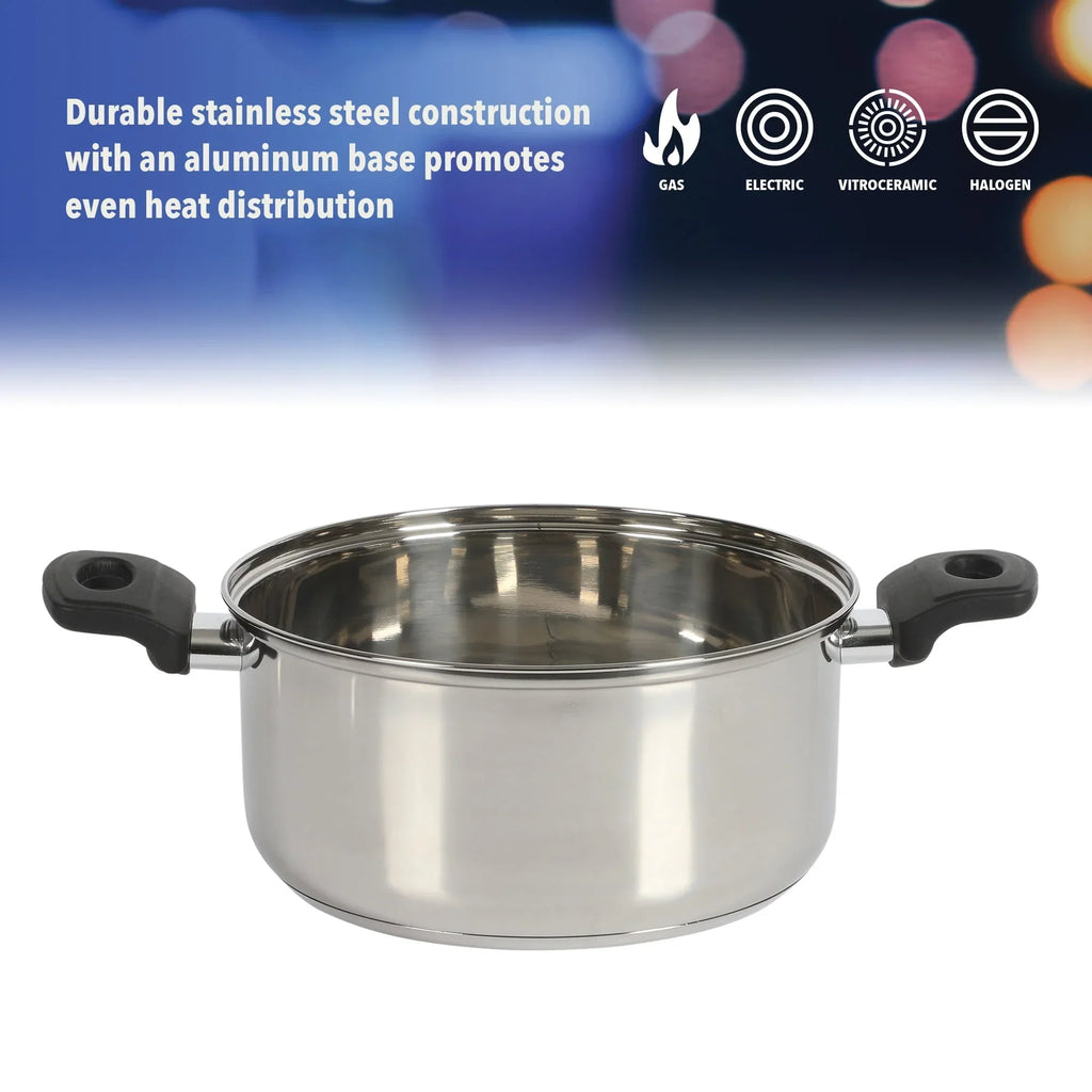 2026 NewGibson Home 71-Piece Stainless Steel Silver Cookware Combo Set