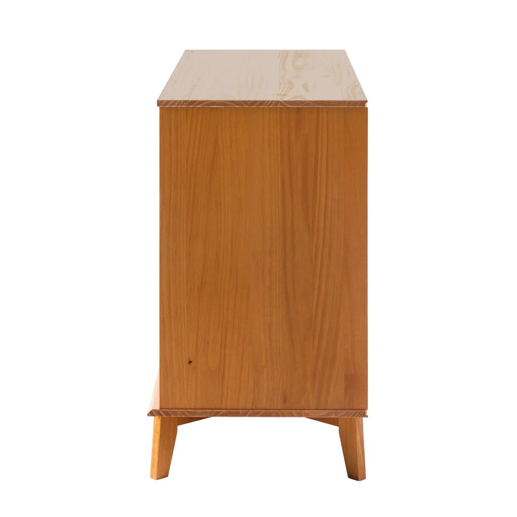 2026 NewWalker Edison Sonoma 6-Drawer Solid Wood Caramel Dresser