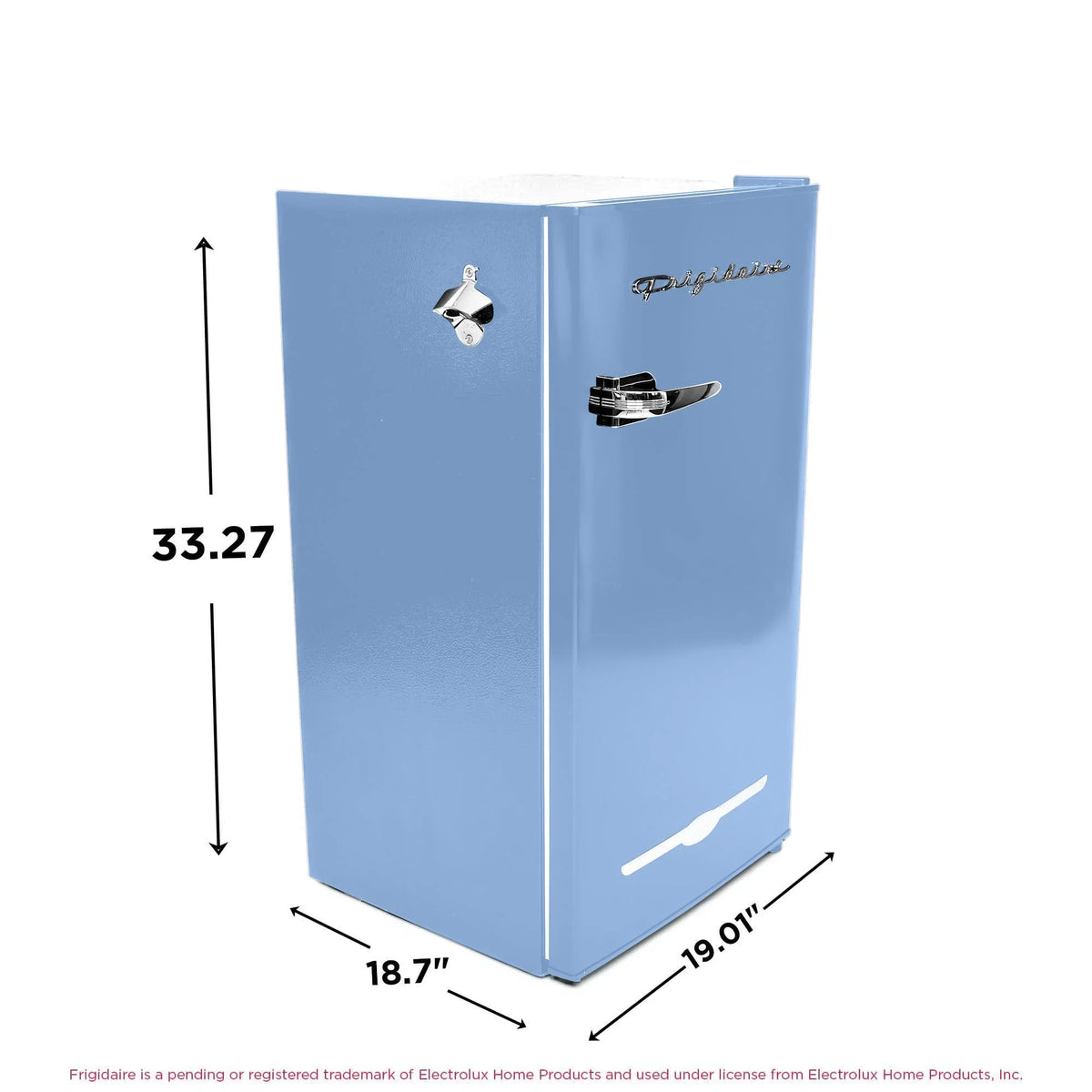 2026 NewFrigidaire EFR376-C-PINK 3.2-Cu.-Ft. 65-Watt Retro Bar Fridge with Side Bottle Opener (Pink)