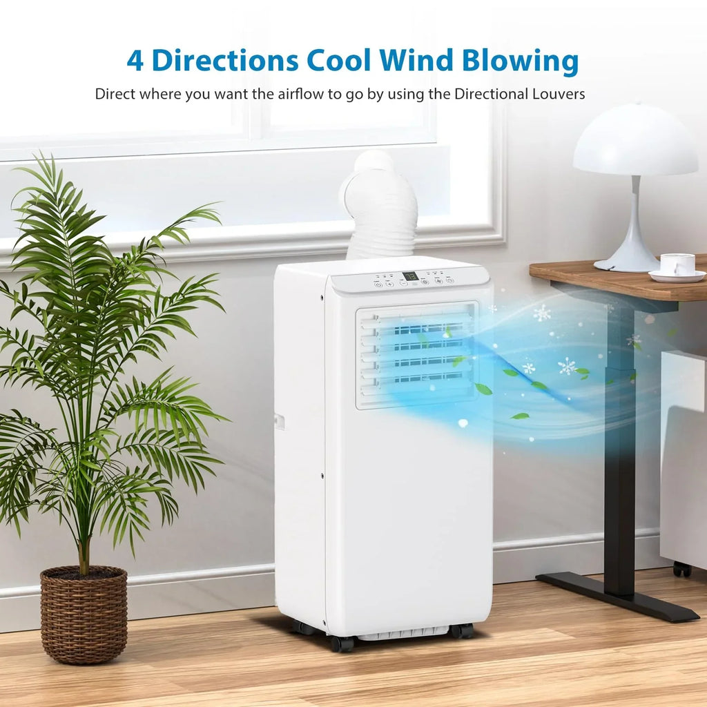 2026 NewTROPOW Portable Air Conditioners 8000BTU, Air Conditioners 3-in-1 Cools up to 350 Sq. Ft, Indoor Standing AC Unit w/Dehumidifier, Window Kit, White
