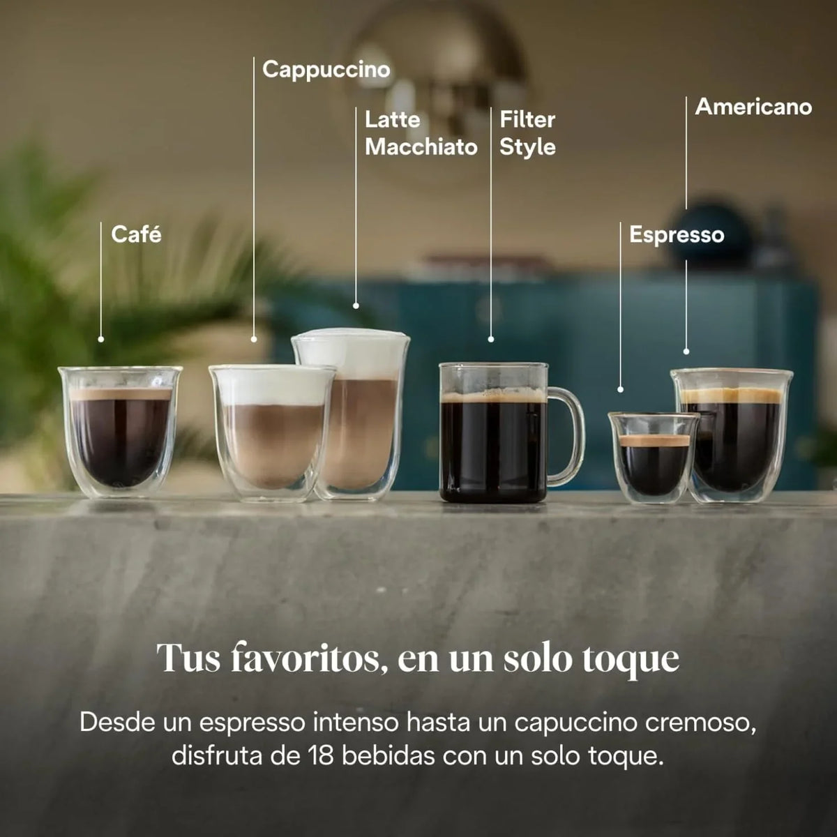 2026 Cafetera superautomática De'Longhi Perfetto Primadonna Soul ECAM612.55.SB para café y capuchino con sistema de leche LatteCreme, tecnología de grano a taza, 18 bebidas, control por aplicación.