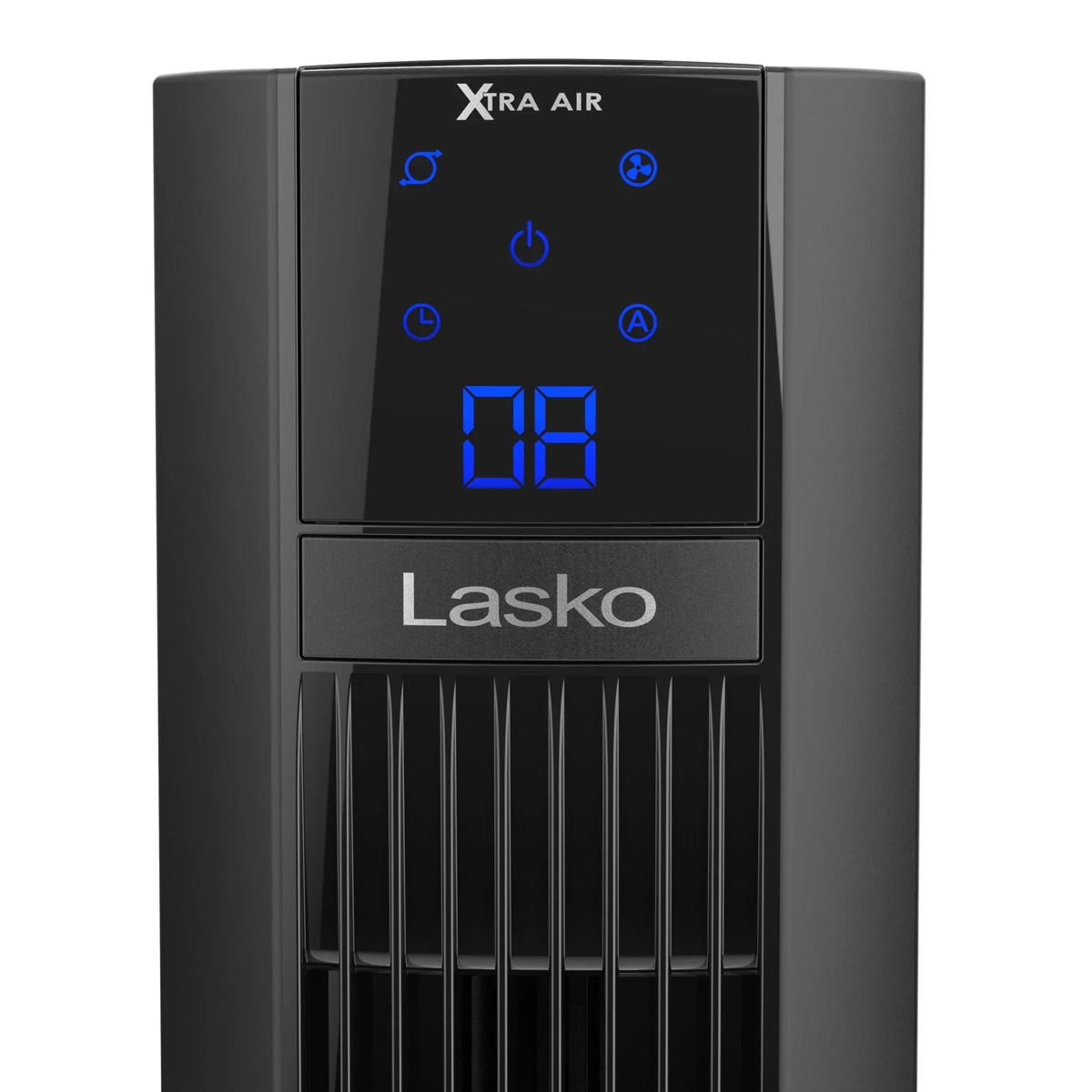 2026 NewLasko Xtra Air 48" 4-Speed Oscillating Remote Controlled Tower Fan, Black T48336