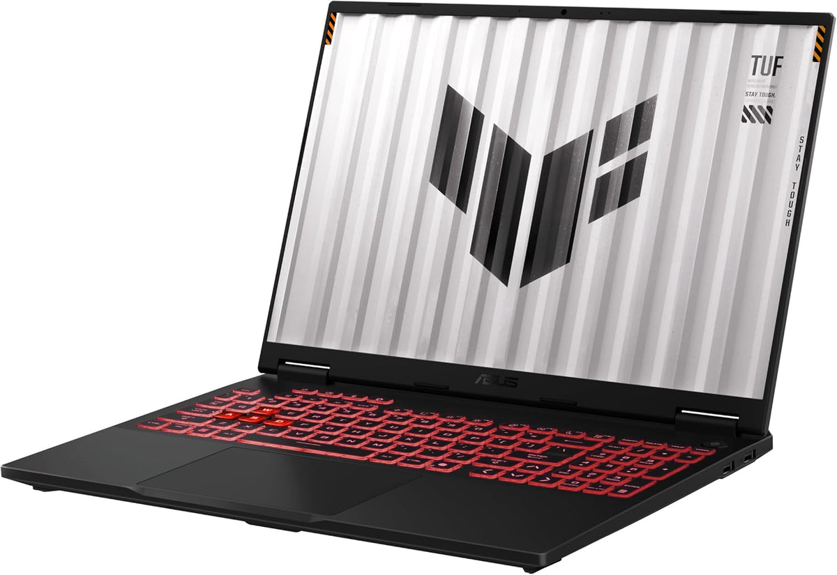 2026 ASUS TUF Gaming A16 FA608UM-RV005 - Ordenador Portátil Gaming de 16" WUXGA 165Hz (AMD Ryzen 7 260, 32GB RAM, 1TB SSD, NVIDIA RTX 5060 8GB, Sin Sistema Operativo) Gris Jager - Teclado QWERTY español