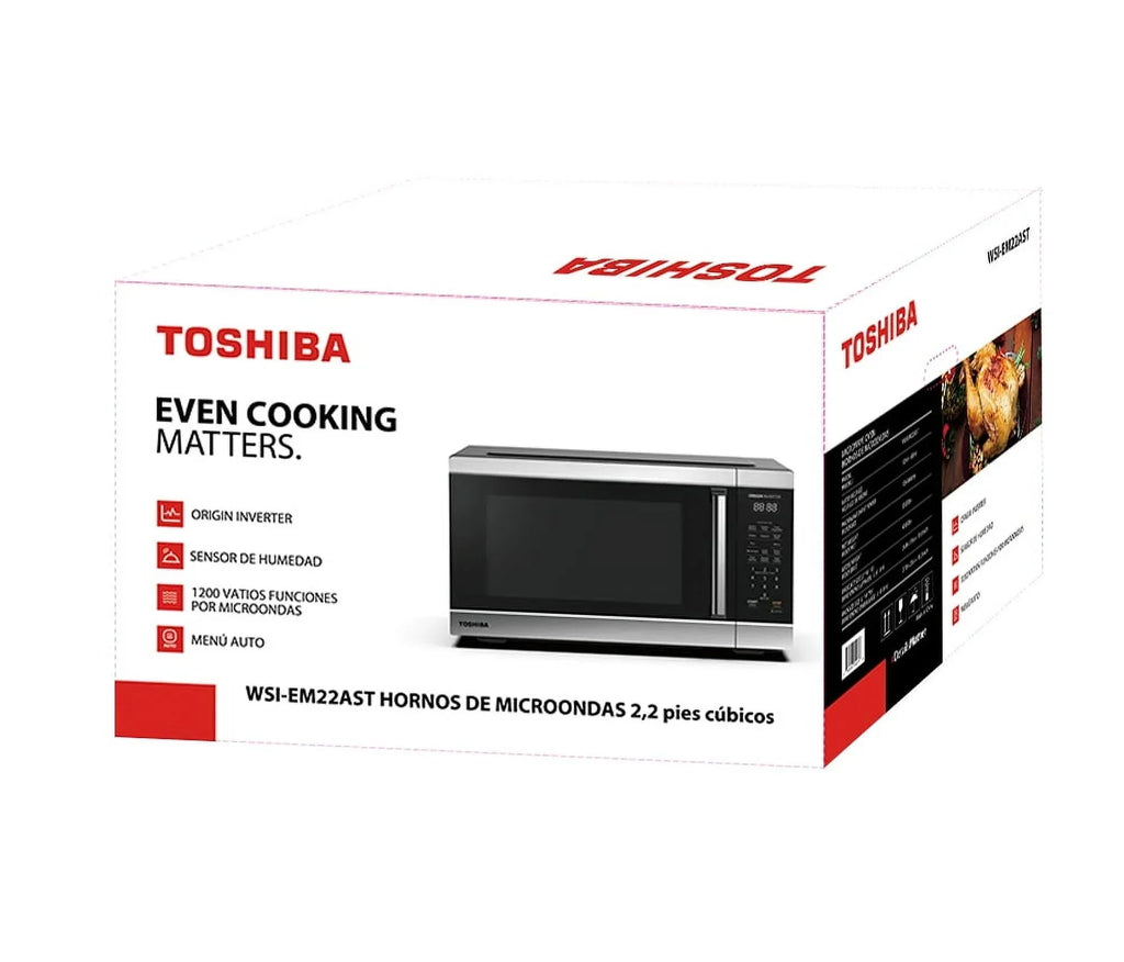 2026 NewToshiba 2.2 cu. ft. 24.4'' Microwave Oven in Stainless Steel