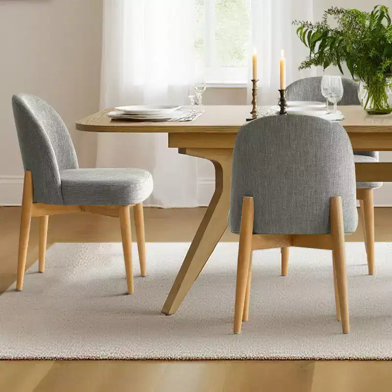 2026 Juego de comedor de 7 piezas con mesa extensible 78–96" y 6 sillas tapizadas - Panipeachy
