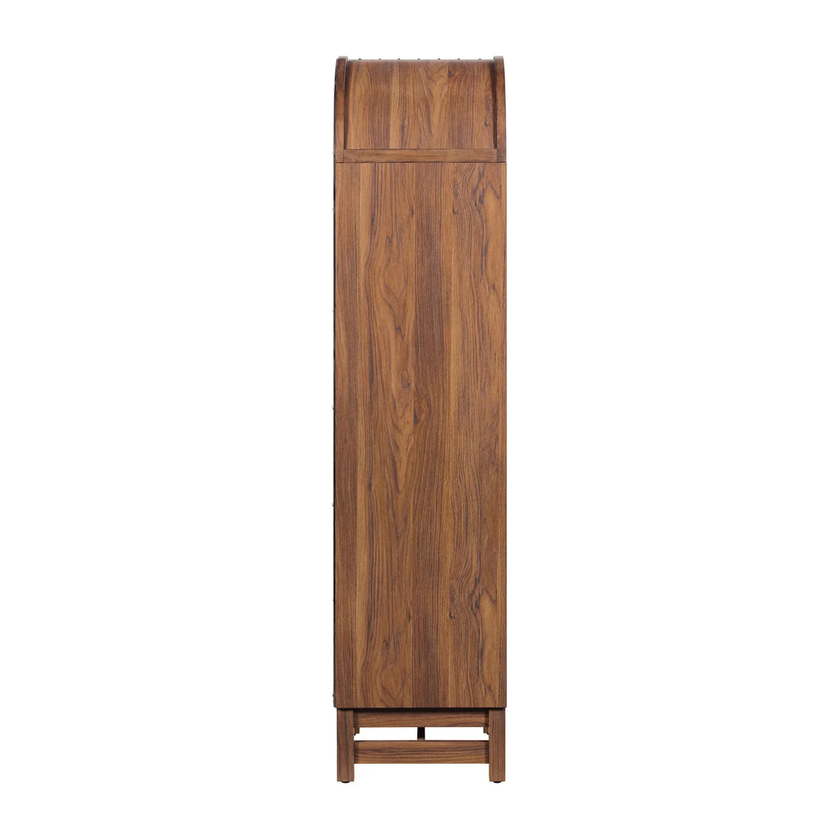 2026 NewBetter Homes & Gardens Juliet Narrow Arch Bookcase, Rich Black and Light Honey