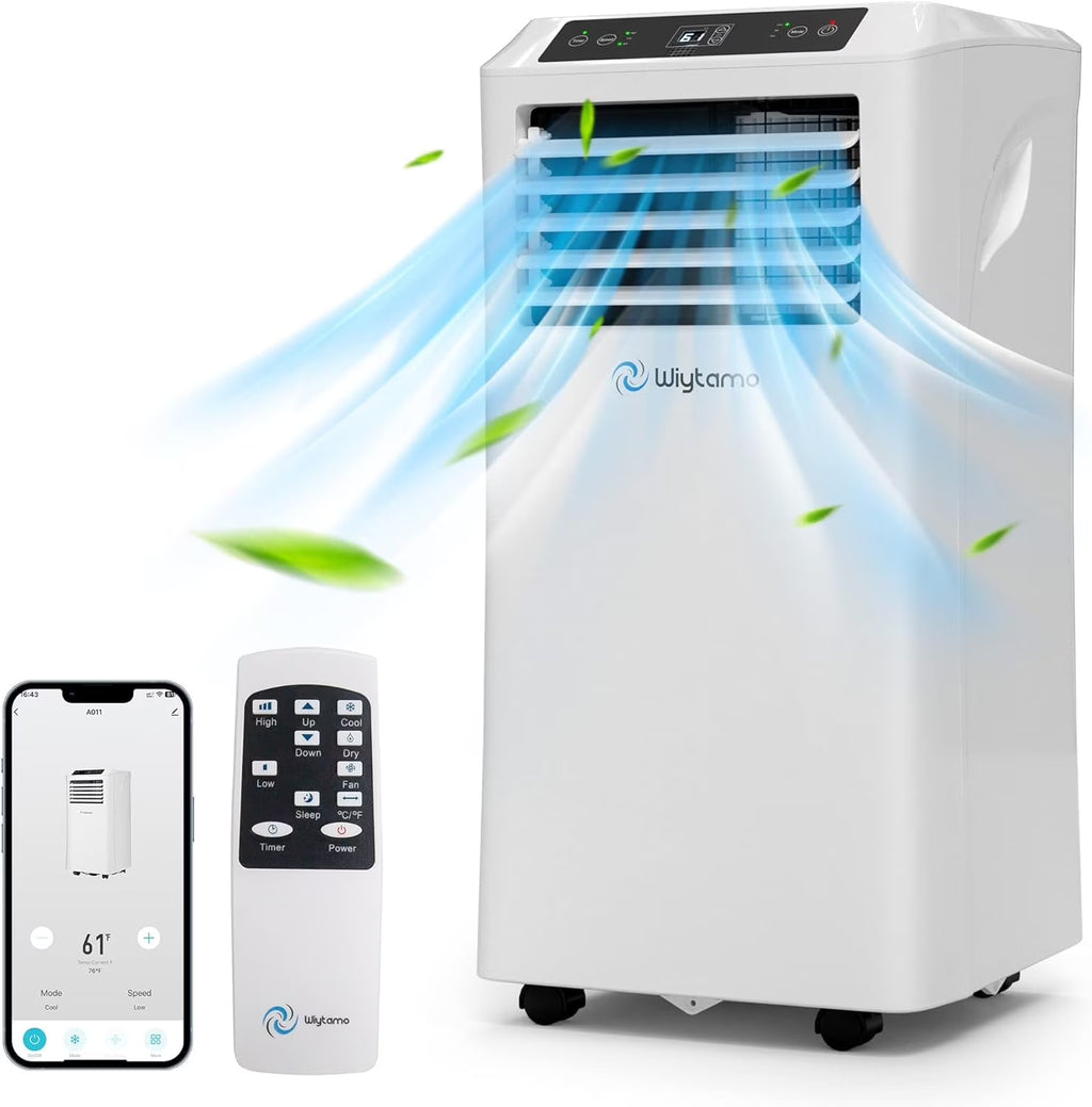 2026 New10,000 BTU Portable Air Conditioners Smart WIFI Remote Control, 3-in-1 Portable AC Unit, Dehumidifier and Fan