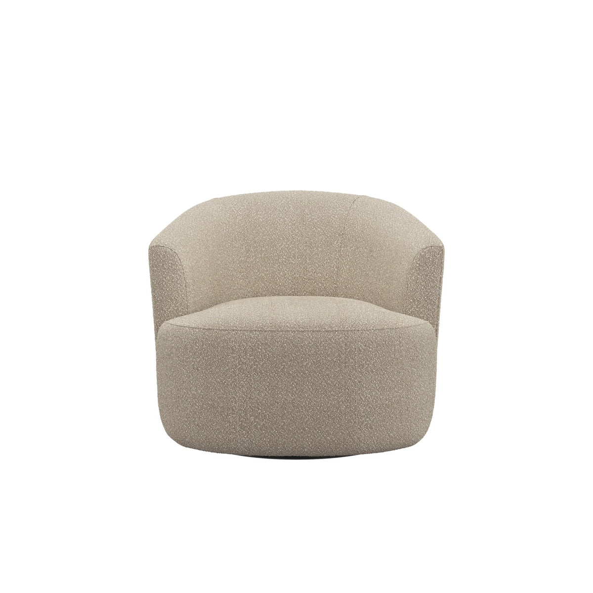 2026 NewMainstays Boucle Swivel Accent Chair, Taupe