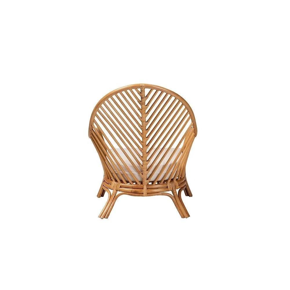 2026 Newbali & pari Lisabon Bohemian Light Honey Rattan Arm Chair