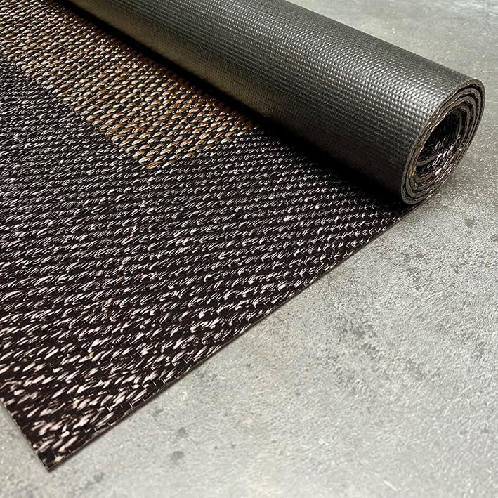 2026 Alfombra vinílica Premium de tejido trenzado de alta gama Marrón 200x290 cm