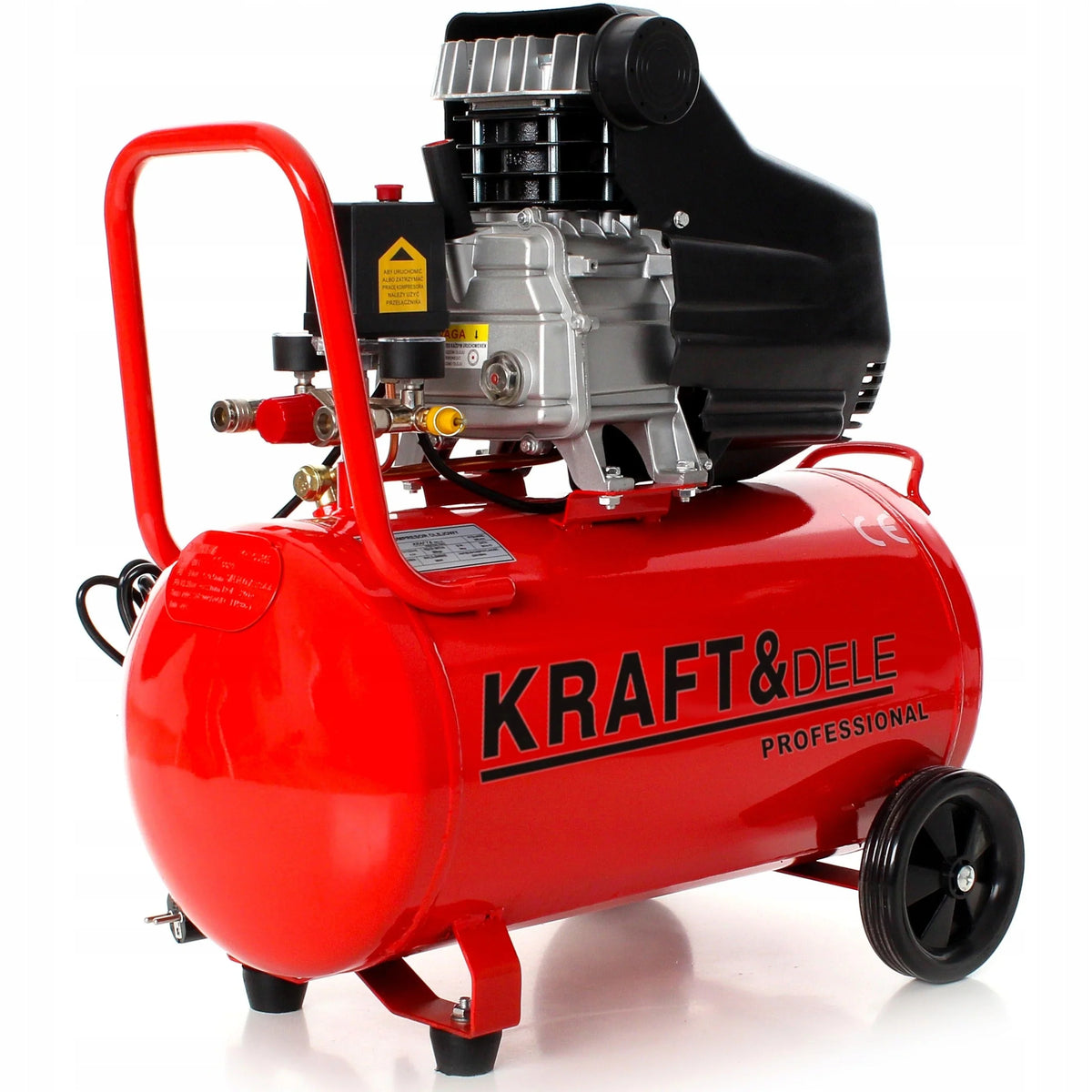 2026 KRAFT&DELE KD401 Compresor de aceite 50 L, 3,8 CV, 8 bar con kit neumático