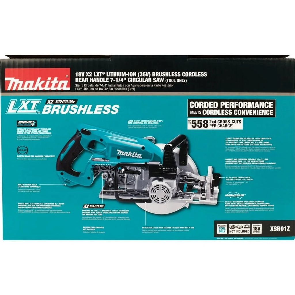 2026 NewMakita Circular Saw, 7.25 in Dia, 5100 RPM XSR01Z