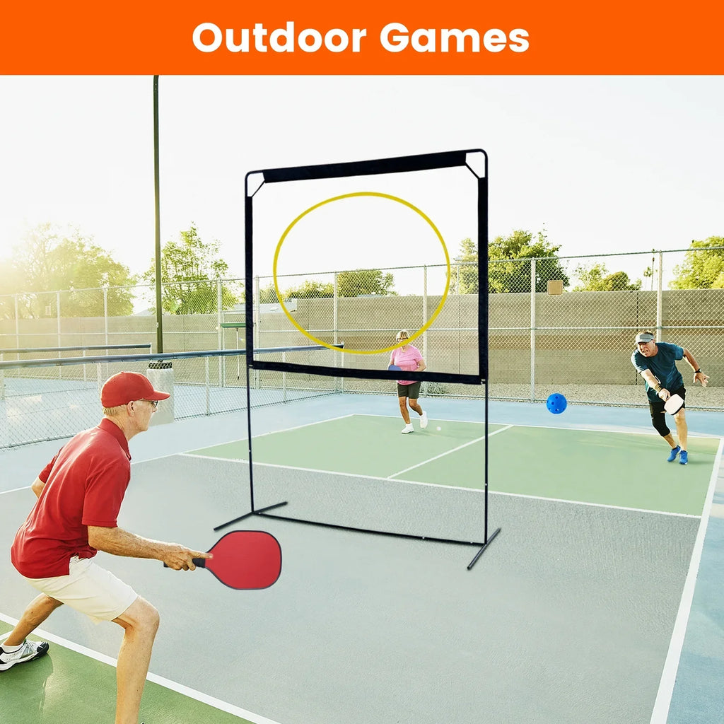 2026 NewSlsy Portable Pickleball with Net, A Racket Game That Combines Pickleball, Badminton, Jianzi, and Tennis, Backyard Games Sport Outdoor Indoor, Fun Games for Kids & Adults