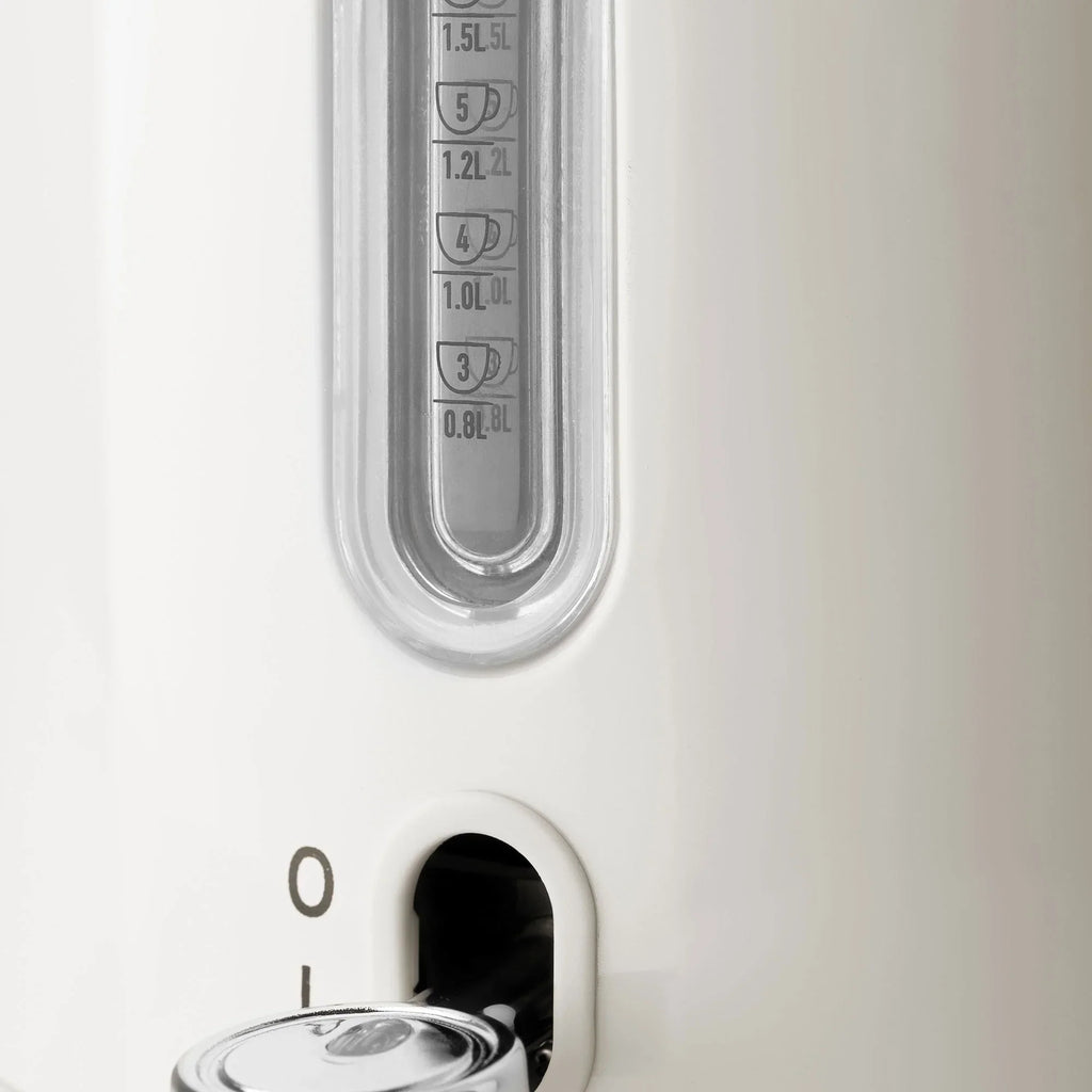2026 NewHaden Heritage 1500 1.7 Electric Kettle, Matte Black Finish with Copper Accents