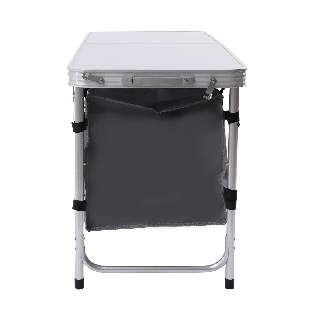 2026 NewFolding Camping Table Portable Aluminum Camping Table Height Adjustable Camping Cook Station for Indoor Outdoor