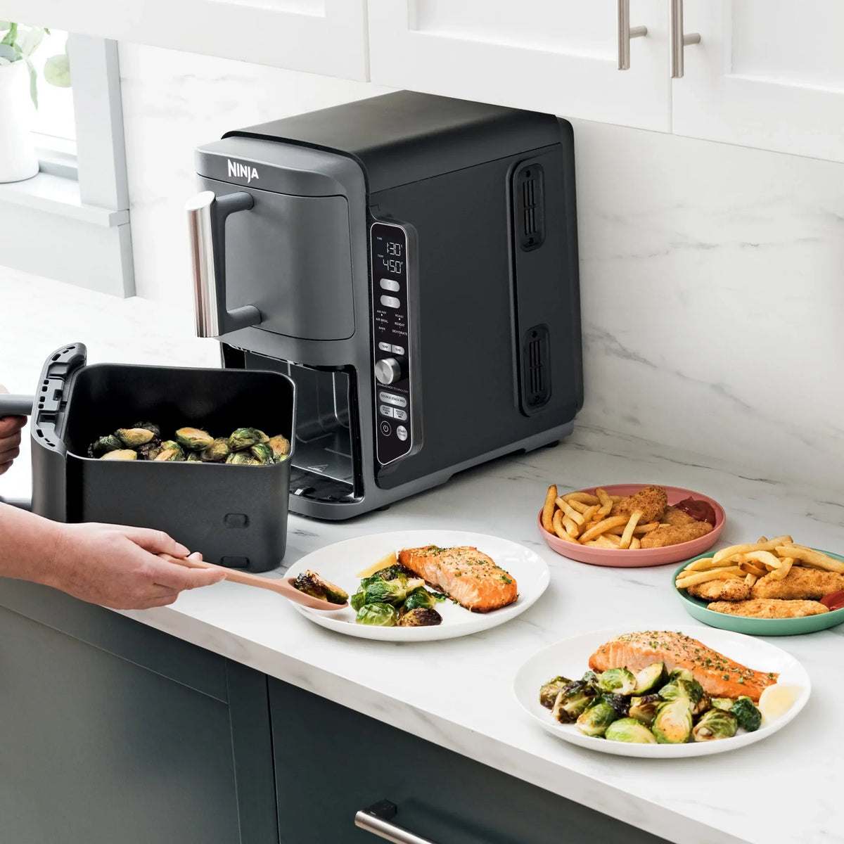 2026 NewNinja DoubleStack XL 10 QT 2-Basket Air Fryer