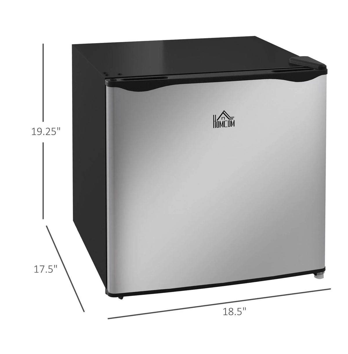 2026 NewMini Upright Freezer 1.1 Cu.Ft - Compact Silver Freezer, Removable Shelves, Low Noise, Adjustable Temperature - Ideal for Apartments, Dorms, Offices