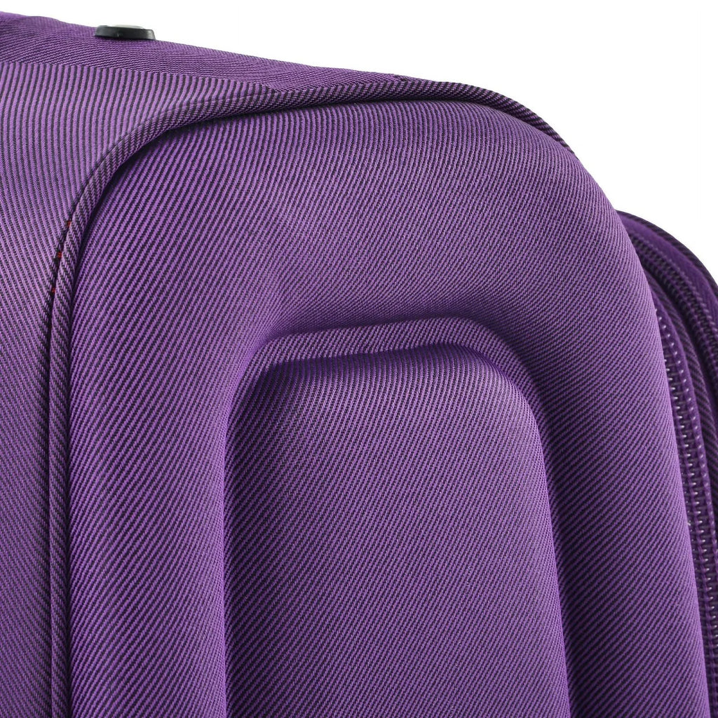 2026 NewSoftside Luggage Expandable 3 Piece Set Suitcase Upright Spinner Softshell Lightweight Luggage Travel Set