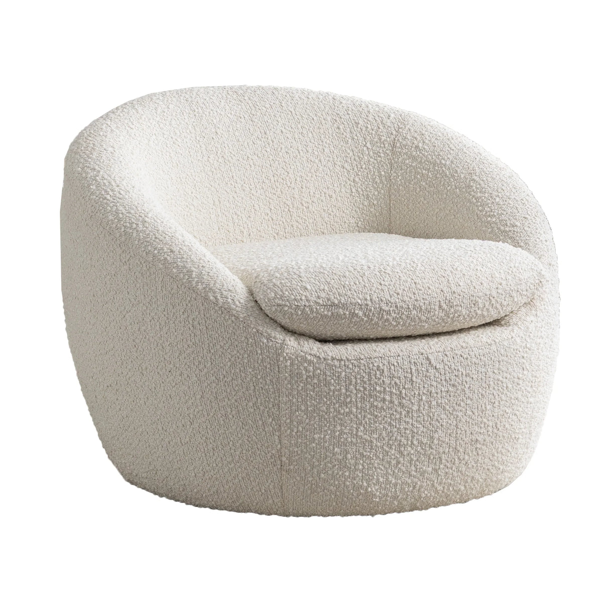 2026 NewRoundhill Furniture Winnie Modern Barrel Chair, 360" Swivel