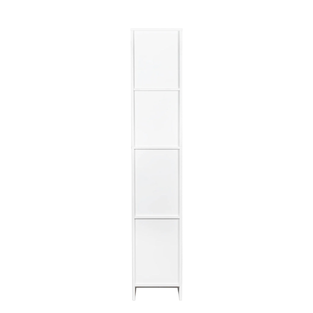 2026 NewSlim Tall Storage Cabinet,Pantry Cabinet with Doors Shelves Small Space for Kitchen Living Room Bathroom