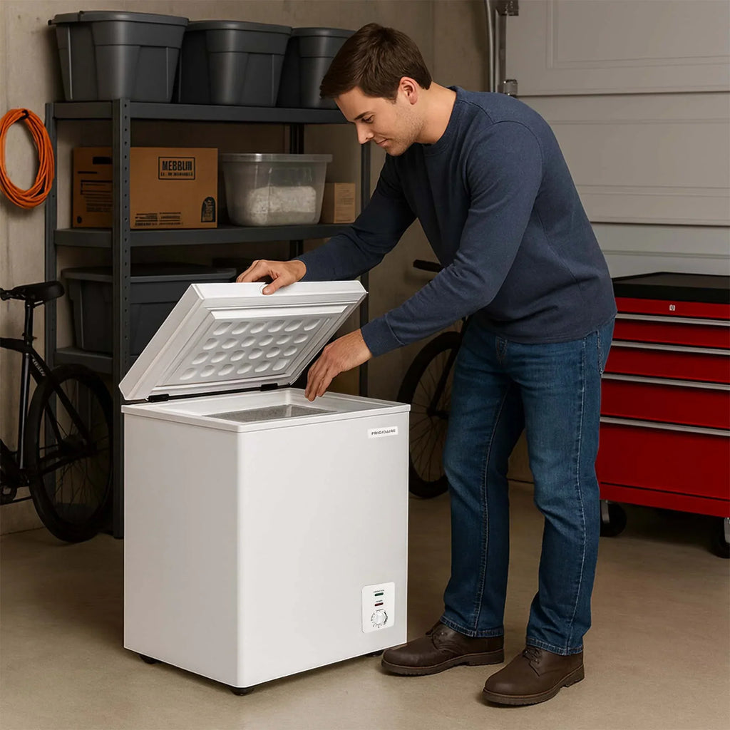 2026 NewFrigidaire, 2.1 Cu. Ft. Chest Freezer, White